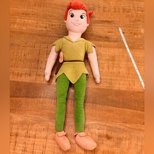 Disney Peter Pan 21” Plush Doll Stuffed Toy